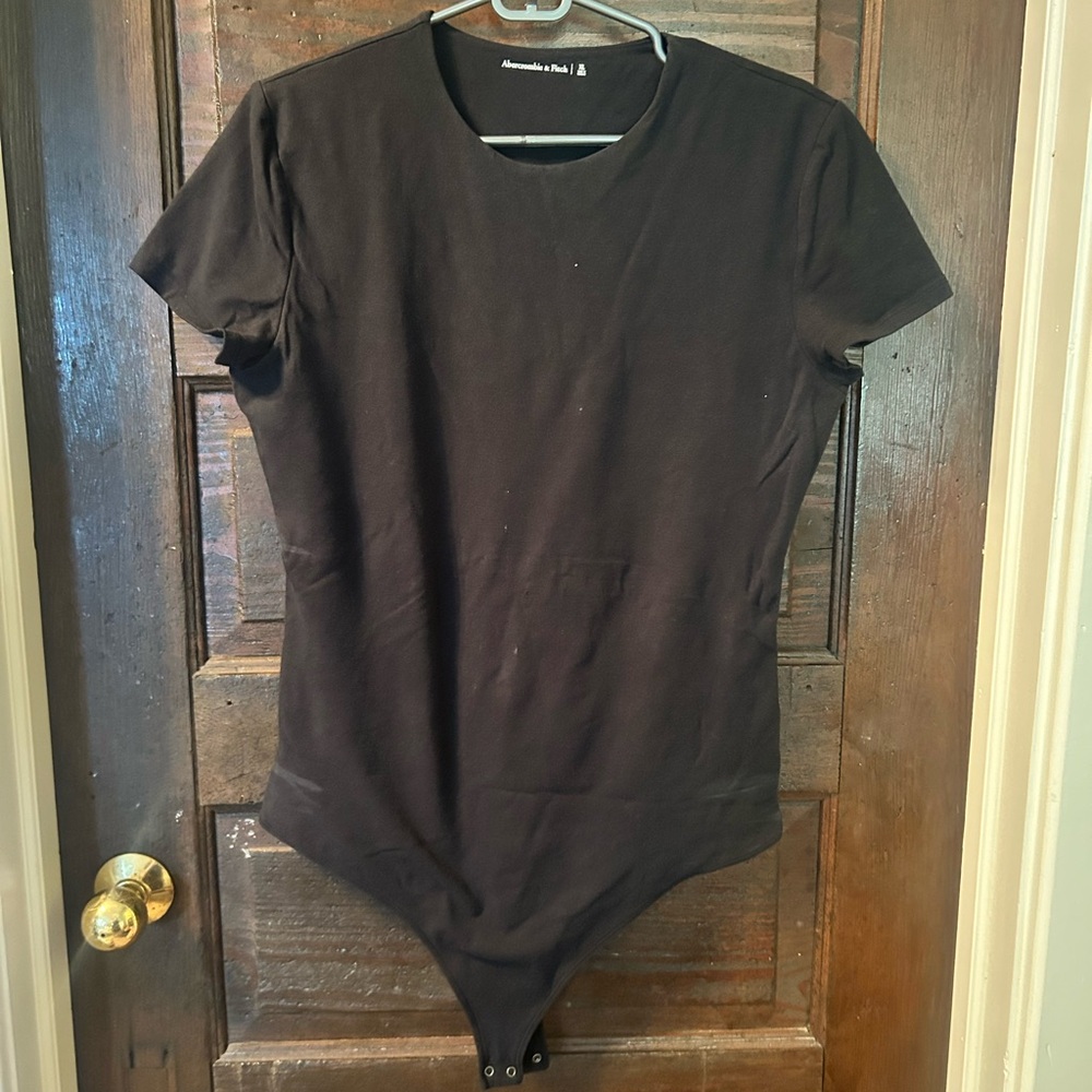 Abercrombie & Fitch Black Bodysuit Top